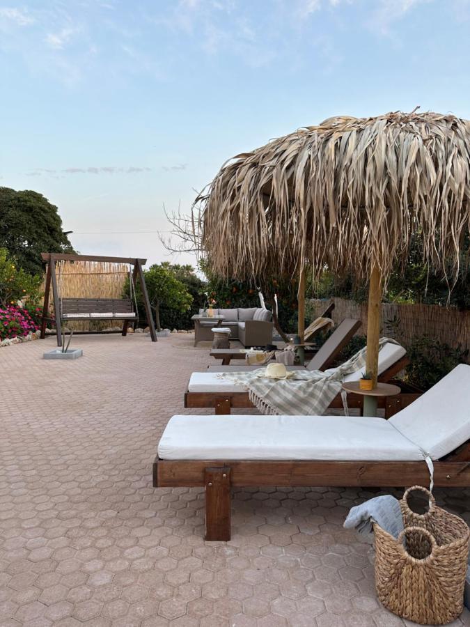 Villa Aspasia With Private Jacuzzi - Oasis Resort Kokkinos Pirgos Exterior foto